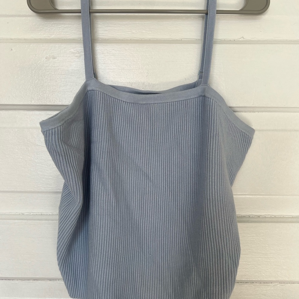 Old Navy Women's Blue Ribbed Camisole